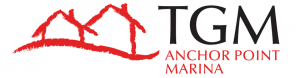 This image shows the logo of TGM Anchor Point Marina.